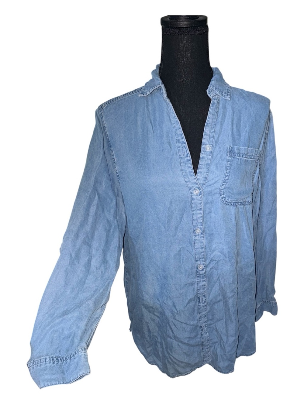 Chico’s Soft Denim Button down